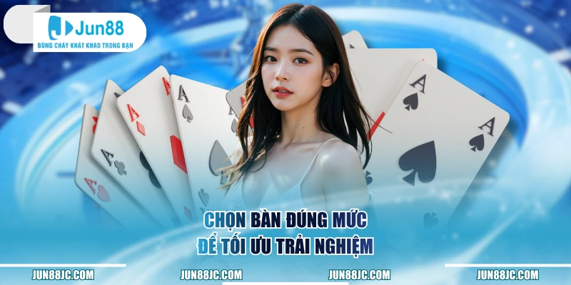 Chọn bàn đúng mức để tối ưu trải nghiệm