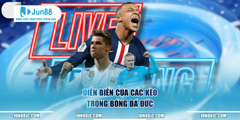 Diễn biến của các kèo trong bóng đá Đức