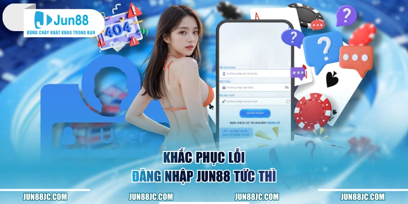 Khắc phục lỗi đăng nhập Jun88 tức thì