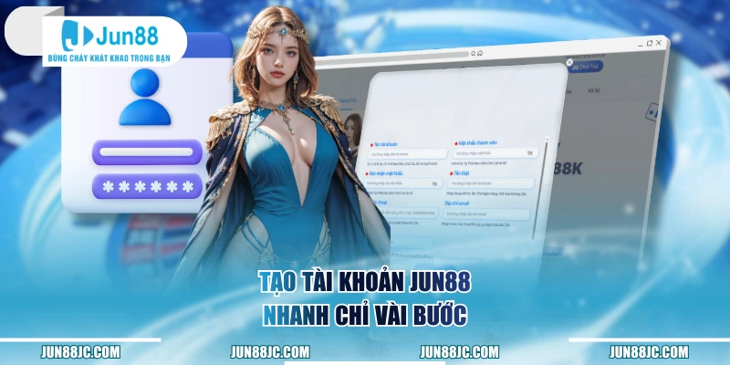 Tạo tài khoản Jun88 nhanh chỉ vài bước